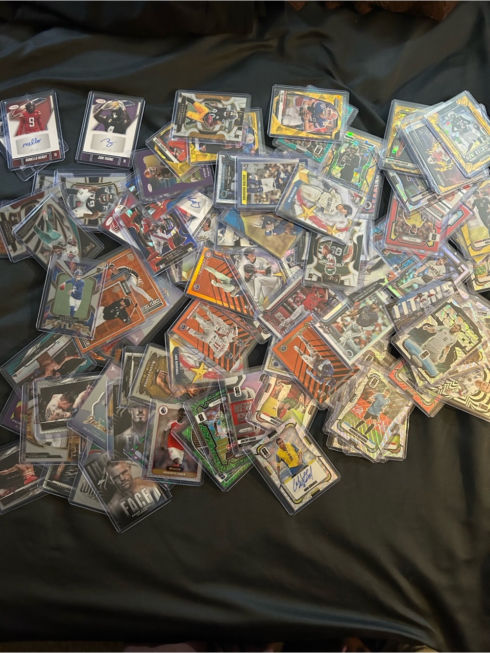 Assorted Sports Trading Cards Collection - Great for resellers lots of value.